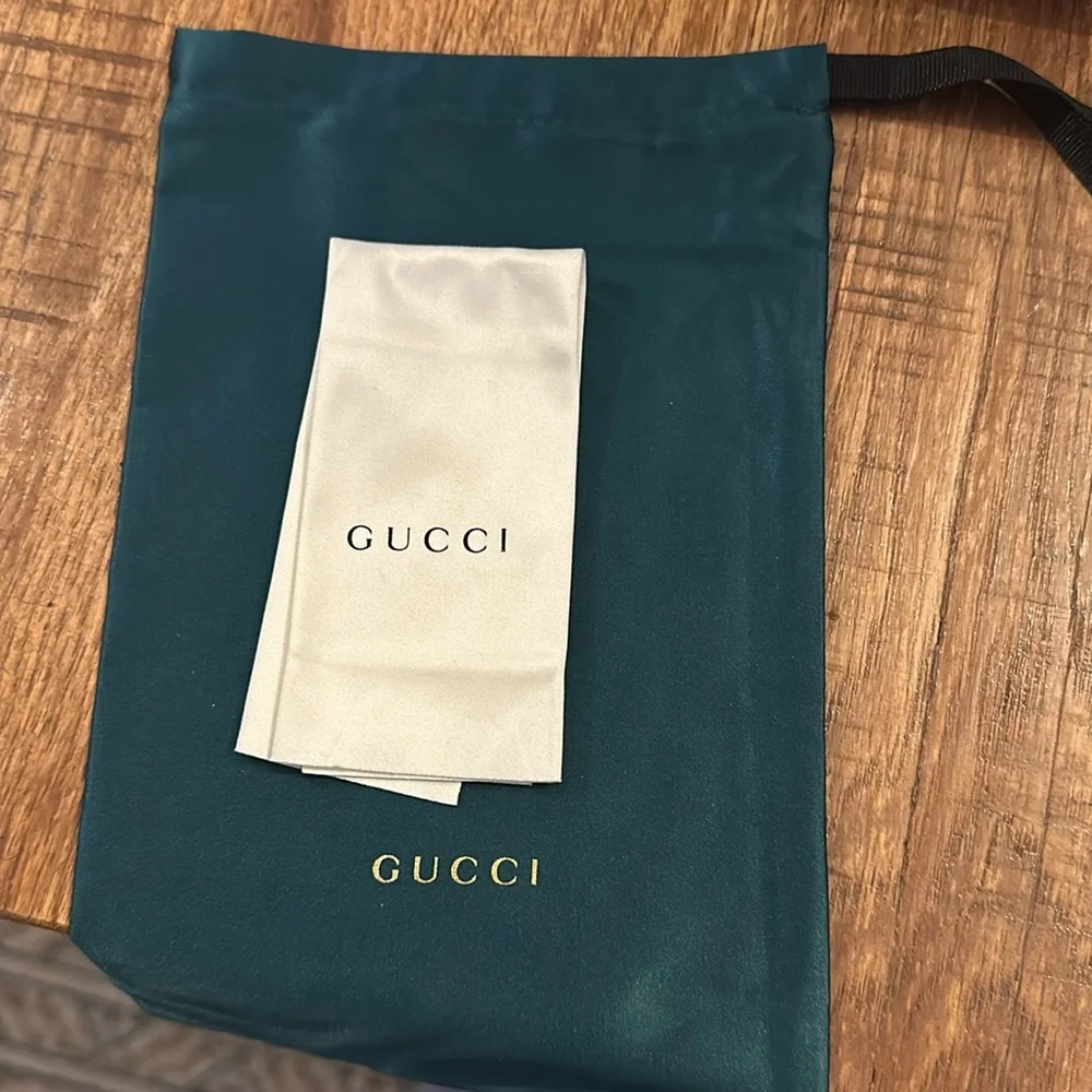 Gucci glasses case Hunter green - Picture 3 of 3